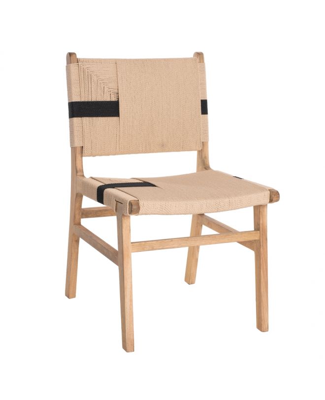 ΚΑΡΕΚΛΑ RUBBERWOOD ΚΑΙ ΣΧΟΙΝΙ ΣΕ ΦΥΣΙΚΟ RUSTIC 49X59X86Yεκ.HM9323.01