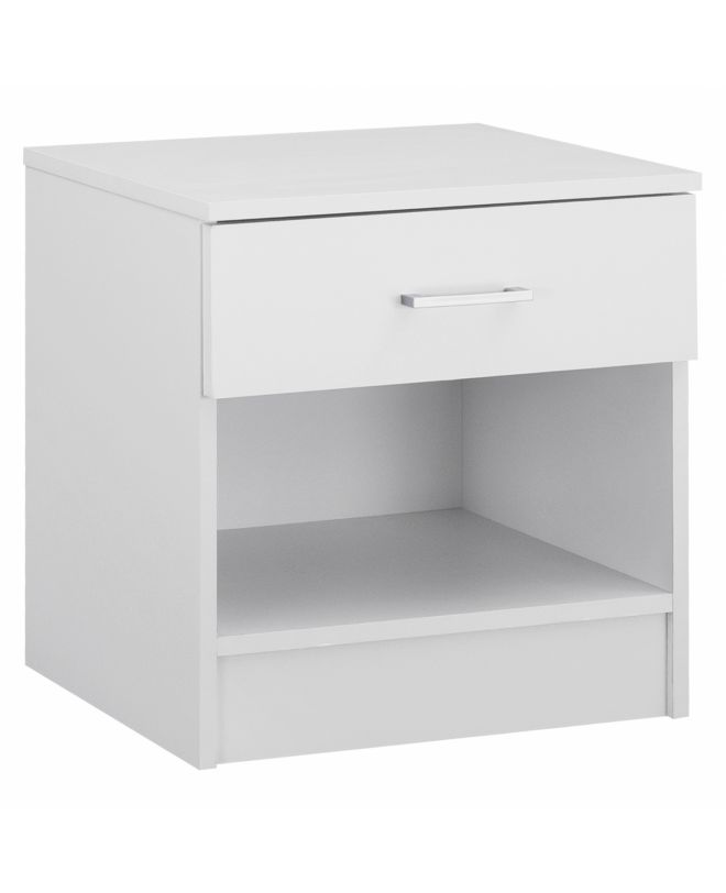 ΚΟΜΟΔΙΝΟ ΜΕ 1 ΣΥΡΤΑΡΙ ΛΕΥΚΟ HM2345.05 45x35,5x47 εκ.