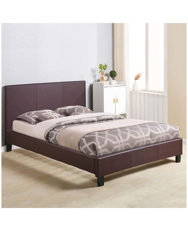 ΚΡΕΒΑΤΙ BECCA 150x200 εκ.
 ΜΕ PU ΚΑΦΕ HM553.02