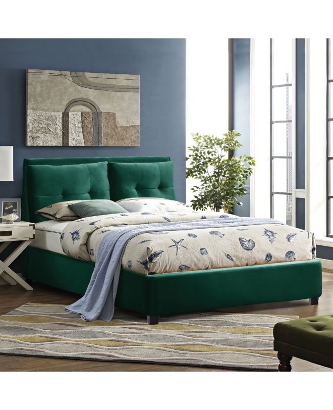 ΚΡΕΒΑΤΙ BILLIE ΜΕ ΒΕΛΟΥΔΟ ΚΥΠΑΡΙΣΣΙ HM551.13 160Χ200