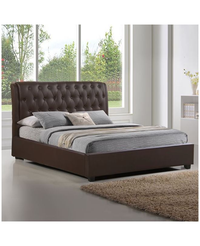 ΚΡΕΒΑΤΙ ODALYS ΜΕ PU ΚΑΦΕ HM549.02 150x200 εκ.