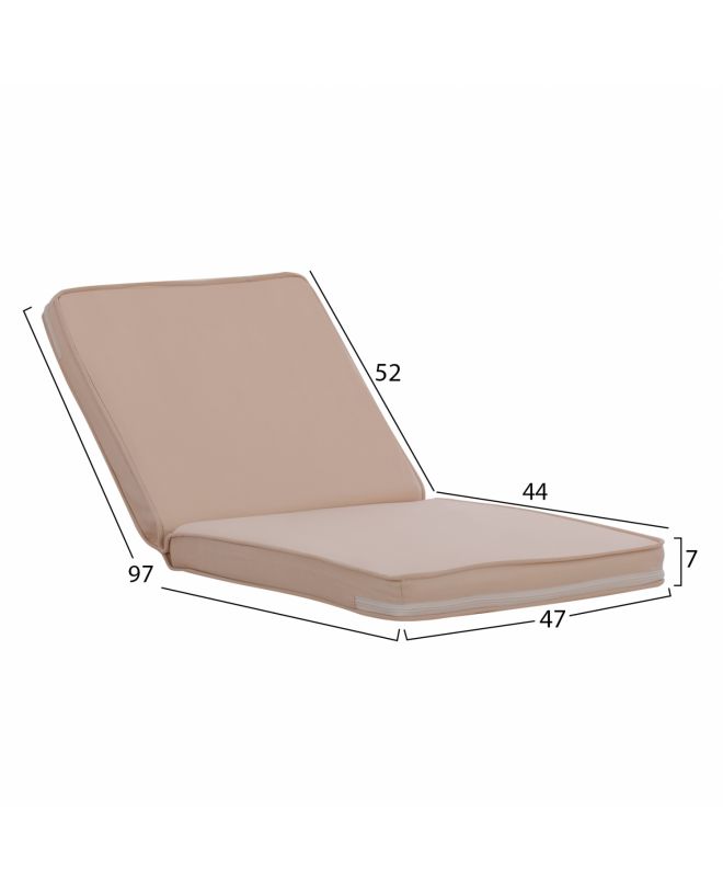 ΜΑΞΙΛΑΡΙ ΚΑΡΕΚΛΑΣ POLYESTER CHIOS ΜΠΕΖ HM11239.01P 47X7X97εκ.