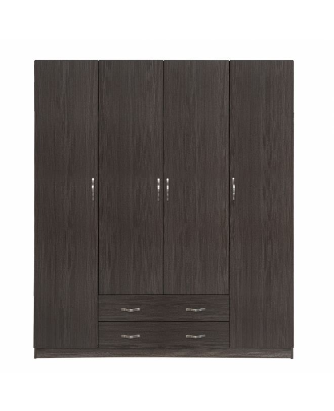 ΝΤΟΥΛΑΠΑ 4ΦΥΛΛΗ ΜΕ 2 ΣΥΡΤΑΡΙΑ 200x55.5x180 εκ. HM353.01 ZEBRANO