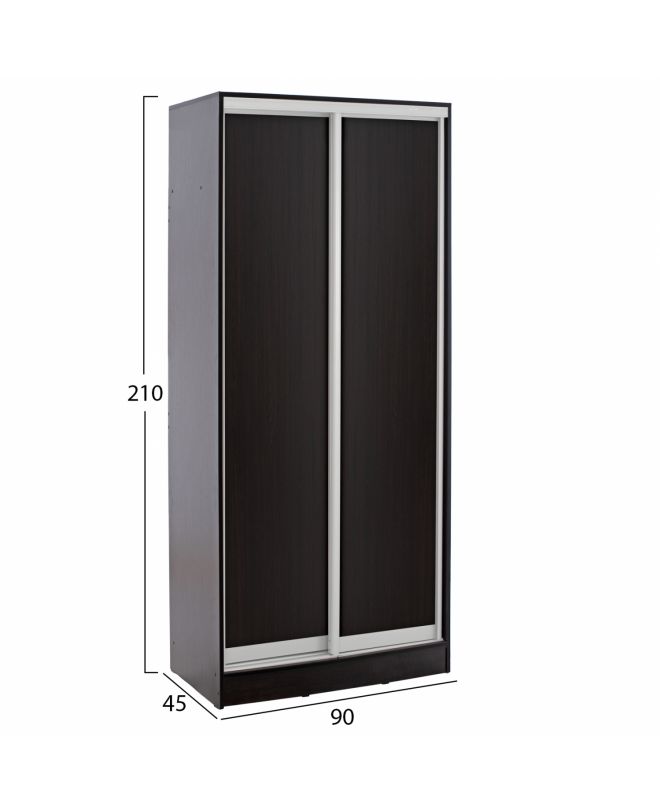 ΝΤΟΥΛΑΠΑ ΣΥΡΟΜΕΝΗ ADLER ΜΕΛΑΜΙΝΗΣ 90x45x210Yεκ. ΒΕΓΓΕ 2ΦΥΛΛΗ HM2436.02