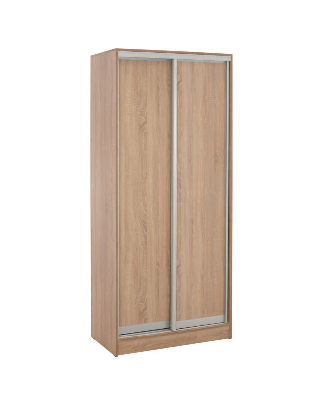ΝΤΟΥΛΑΠΑ ΣΥΡΟΜΕΝΗ ADLER ΜΕΛΑΜΙΝΗΣ 90x45x210Yεκ. SONAMA OAK 2ΦΥΛΛΗ HM2436.01
