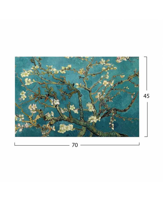 ΠΙΝΑΚΑΣ ΚΑΜΒΑΣ ΤΥΠΟΥ ALMOND TREE HM7193.03 70X45X3 εκ.