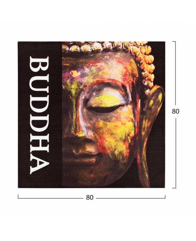 ΠΙΝΑΚΑΣ ΚΑΜΒΑΣ BUDDHA HM7156.01 80X80X2.5 εκ.
