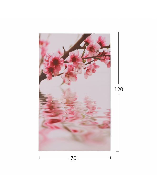 ΠΙΝΑΚΑΣ ΚΑΜΒΑΣ FLOWERS HM7155.07 120X70X2.5 εκ.