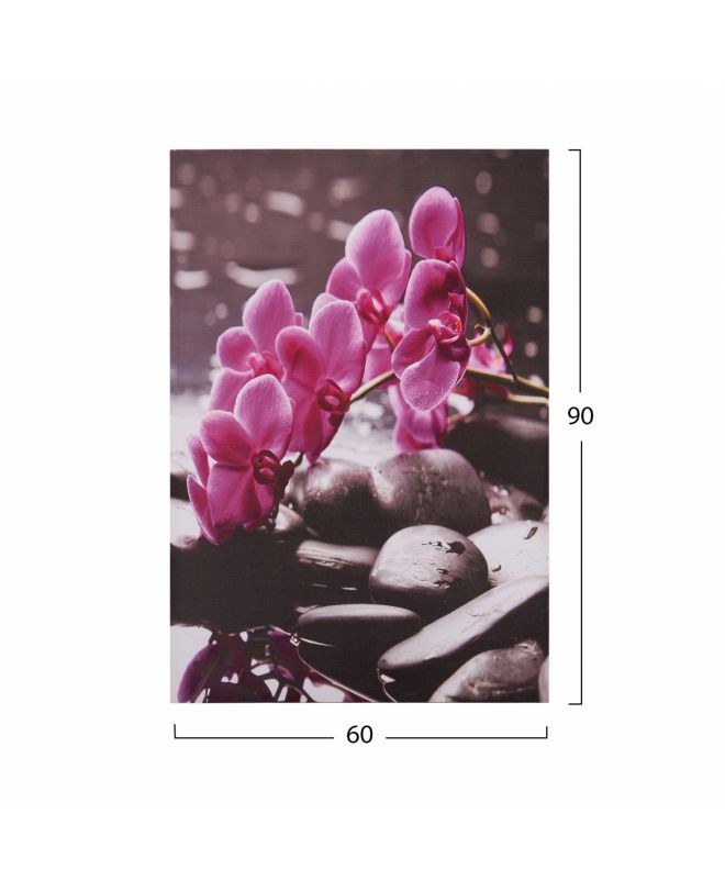ΠΙΝΑΚΑΣ ΚΑΜΒΑΣ PINK ORCHID HM7154.12 60X90X2.5 εκ.