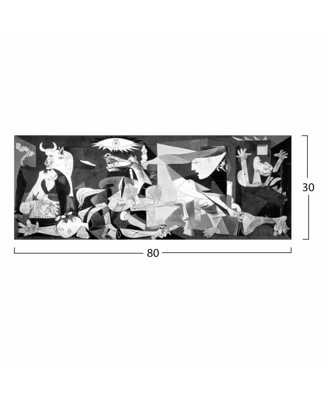 ΠΙΝΑΚΑΣ ΚΑΜΒΑΣ ΤΥΠΟΥ PICASSO GUERNICA HM7198.03 80x3x30 εκ.