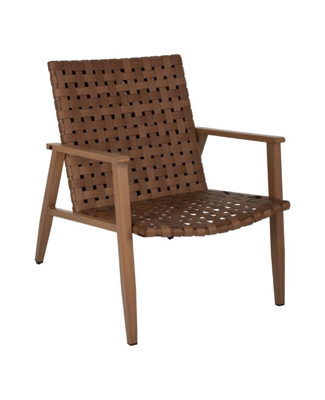 ΠΟΛΥΘΡΟΝΑ ΜΕΤΑΛΛΟ ΟΨΗ ΞΥΛΟΥ & RATTAN ΔΕΡΜΑ-LOOK 63,5x75,5x77εκ.HM5868.01