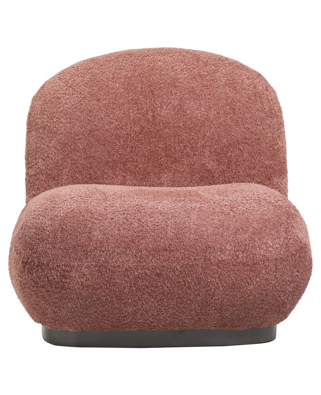 ΠΟΛΥΘΡΟΝΑ BEANY HM9591.02 ΡΟΖ ΜΠΟΥΚΛΕ ΥΦΑΣΜΑ 85x82x77Υ εκ.