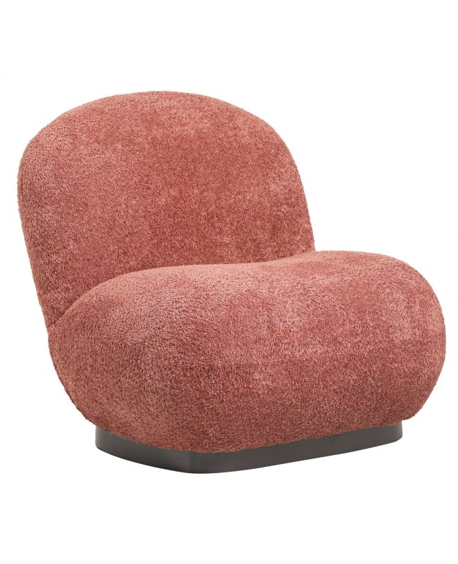 ΠΟΛΥΘΡΟΝΑ BEANY HM9591.02 ΡΟΖ ΜΠΟΥΚΛΕ ΥΦΑΣΜΑ 85x82x77Υ εκ.