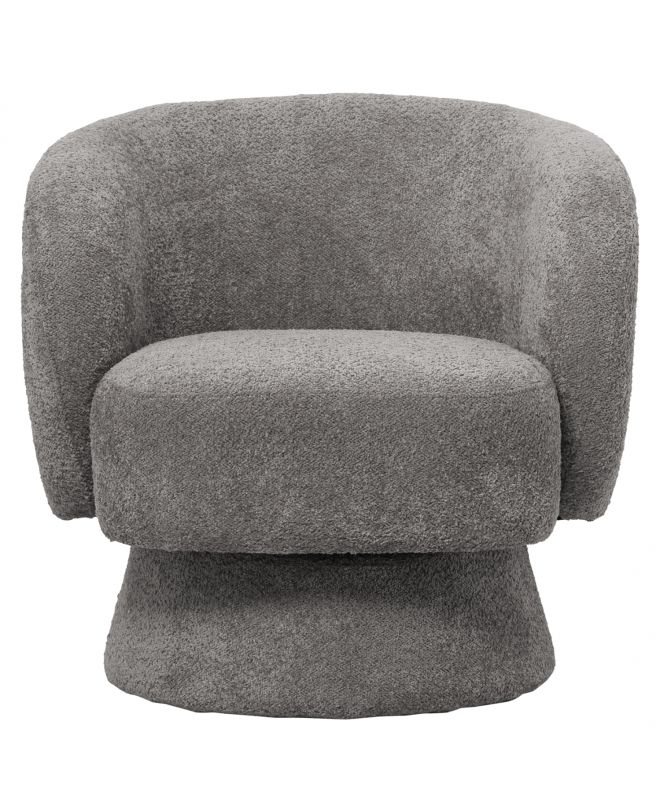 ΠΟΛΥΘΡΟΝΑ KARLEN HM9592.01 ΓΚΡΙ ΜΠΟΥΚΛΕ ΥΦΑΣΜΑ 78x81x77Υεκ.
