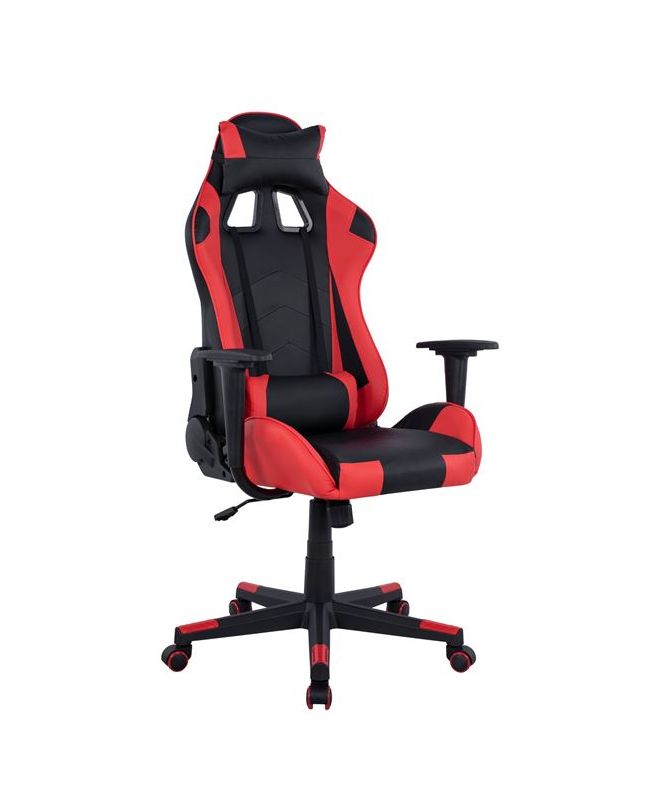 ΠΟΛΥΘΡΟΝΑ GAMING HM1137.01 ΜΑΥΡΗ-KOKKINH 68Χ67Χ130 ΕΚ