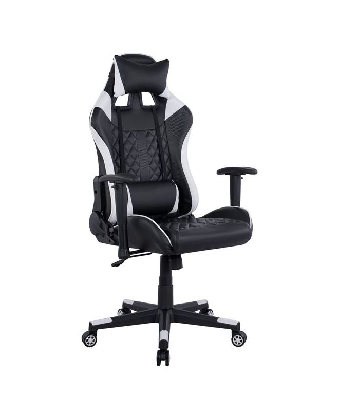 ΠΟΛΥΘΡΟΝΑ GAMING HM1146.04 ΣΕ ΧΡΩΜΑ ΜΑΥΡΟ-ΛΕΥΚΟ 68Χ69Χ130 ΕΚ
