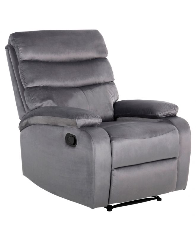 ΠΟΛΥΘΡΟΝΑ RELAX YASUMU HM9783.01 ΓΚΡΙ ΒΕΛΟΥΔΟ 80x93x100Υεκ.