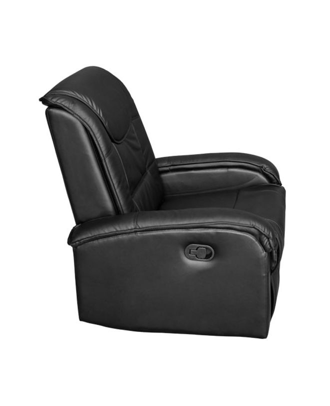 ΠΟΛΥΘΡΟΝΑ RELAX ΜΕ ΜΗΧΑΝΙΣΜΟ MASSAGE HM0026.01 PU ΜΑΥΡΟ 80x96x97 εκ.