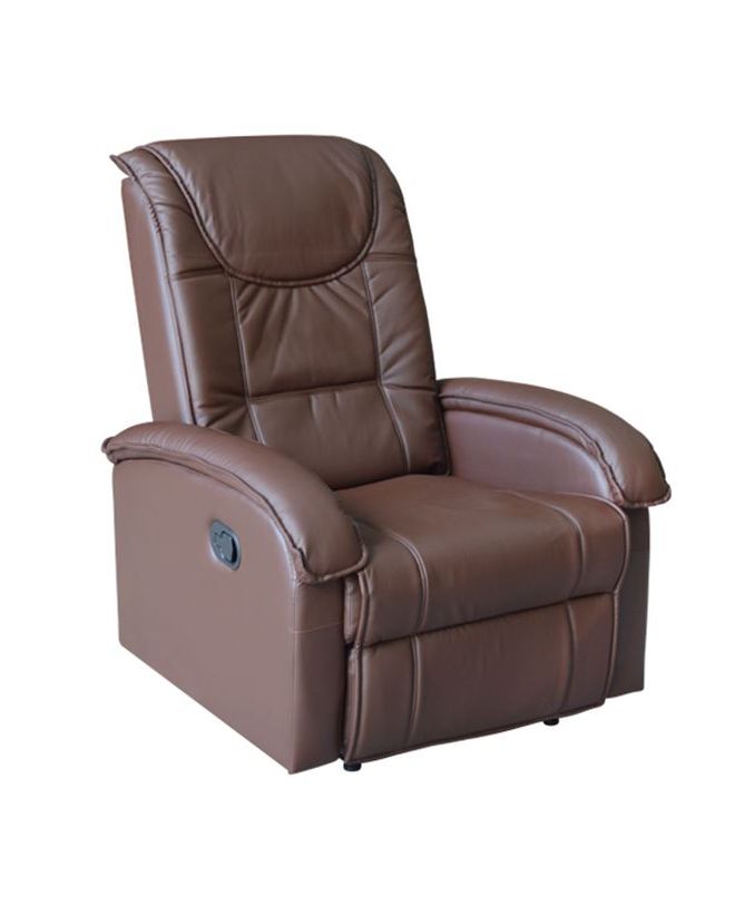 ΠΟΛΥΘΡΟΝΑ RELAX ΜΕ ΜΗΧΑΝΙΣΜΟ MASSAGE HM0026.03 PU ΚΑΦΕ ΣΚΟΥΡΟ 80x96x97 εκ.
