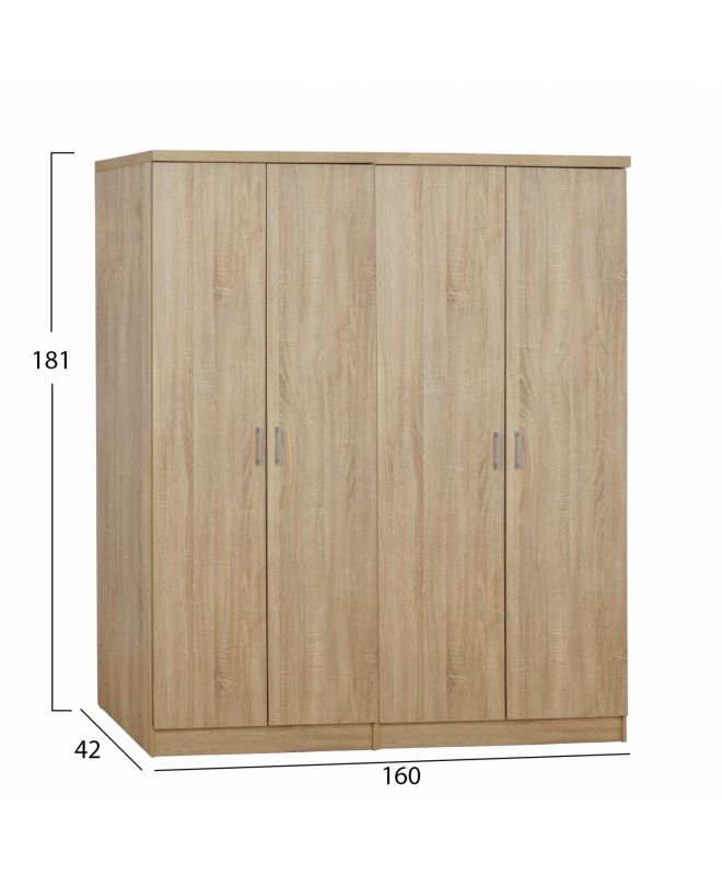 ΣΕΤ 2 ΤΜΧ ΝΤΟΥΛΑΠΑ 4ΦΥΛΛΗ SONAMA 160X42X181 HM11350.02