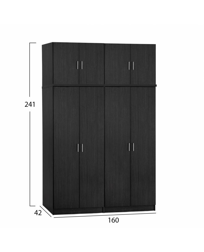 ΣΕΤ 4 ΤΜΧ ΝΤΟΥΠΑΛΑ 4ΦΥΛΛΗ ΜΕ ΠΑΤΑΡΙ ZEBRANO 160X42X241 HM11353.01
