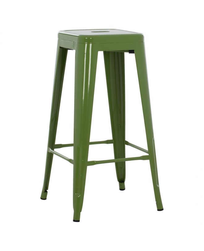 ΣΚΑΜΠΟ BAR ΜΕΤΑΛΛΙΚΟ MELITA ΣΕ ΛΑΧΑΝΙ HM8642.13 43x43x78 εκ.