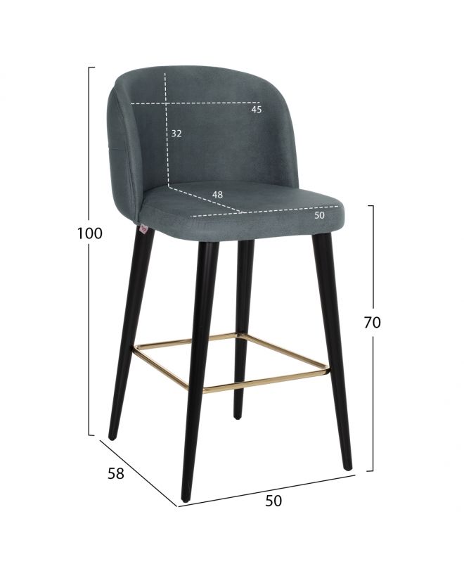 ΣΚΑΜΠΟ ΕΠΑΓΓΕΛΜΑΤΙΚΟ MARCELLO HM9280.20 Τ.NUBUCK ΓΚΡΙ ΞΥΛΙΝΟ 50x58x100Υεκ.
