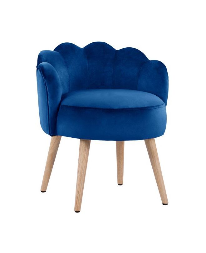 ΣΚΑΜΠΟ ΜΕ ΠΛΑΤΗ ELISE HM8628.08 ΑΠΟ ΜΠΛΕ ΒΕΛΟΥΔΟ 55x52x60Υ εκ.