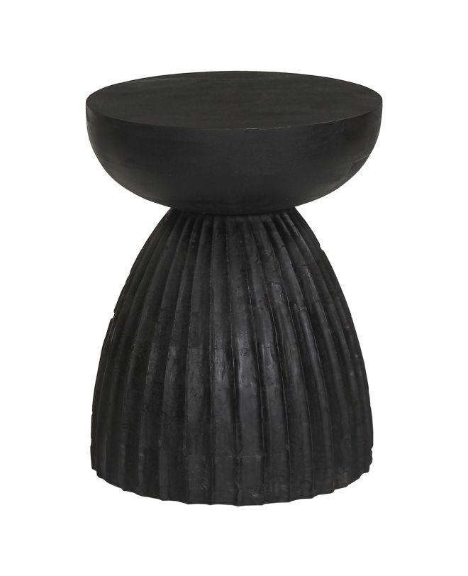 ΣΚΑΜΠΟ ΣΤΡΟΓΓΥΛΟ SCALLOP HM9702 ΜΑΣΙΦ MANGO ΣΕ ΣΕ ΜΑΥΡΟ ΧΡΩΜΑ Φ35x45Υεκ.