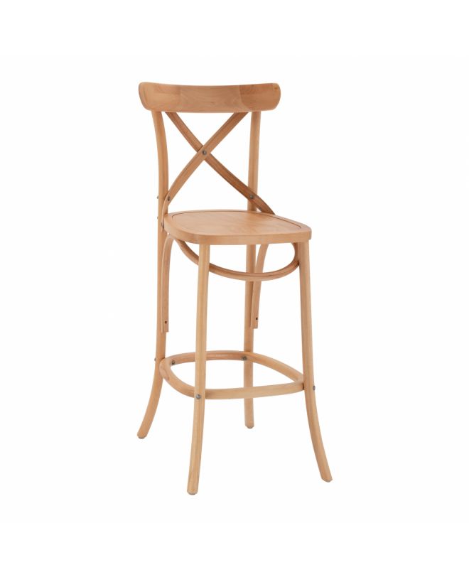 ΣΚΑΜΠΟ ΞΥΛΙΝΟ HM8750.01 ΑΠΟ ΟΞΙΑ ΦΥΣΙΚΟ ΜΕ PLYWOOD ΚΑΘΙΣΜΑ 46x46x109Υ εκ.