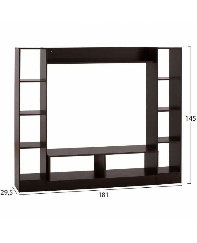 ΣΥΝΘΕΣΗ ΤΗΛΕΟΡΑΣΗΣ JAZMIN HM2255.01 WENGE 181x29,5x145 εκ.