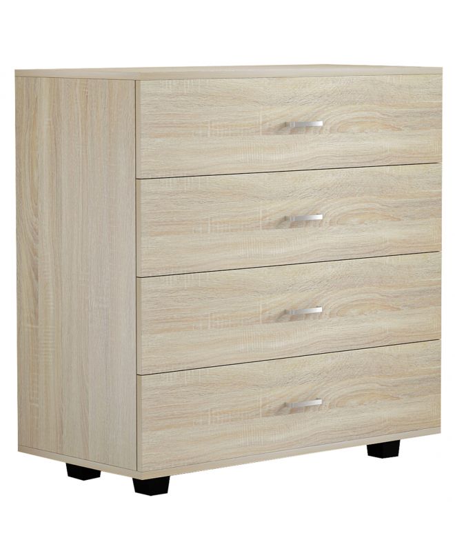 ΣΥΡΤΑΡΙΕΡΑ ΜΕΛΑΜΙΝΗΣ ME 4 ΣΥΡΤΑΡΙΑ SONOMA HM8996.01 80x40x83εκ.