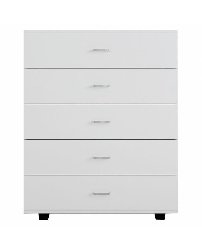 ΣΥΡΤΑΡΙΕΡΑ ΜΕΛΑΜΙΝΗΣ ME 5 ΣΥΡΤΑΡΙΑ ΛΕΥΚΗ HM8995.03 80Χ40Χ100 εκ.