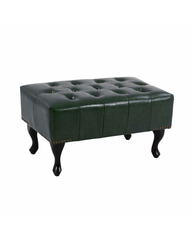 ΤΑΜΠΟΥΡΕ ΥΠΟΠΟΔΙΟ ΚΥΠΑΡΙΣΣΙ PU T.CHESTERFIELD EMMA 80x45x39Y εκ.HM226.08