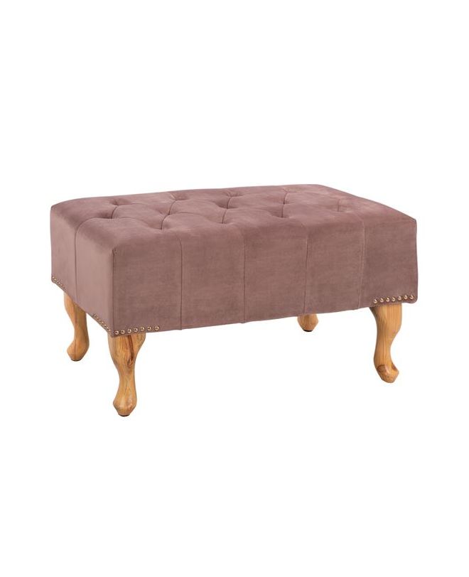 ΤΑΜΠΟΥΡΕ ΥΠΟΠΟΔΙΟ HM226.05 ΣΑΠΙΟ ΜΗΛΟ ΒΕΛΟΥΔΟ T.CHESTERFIELD EMMA 80x46x42Y εκ.