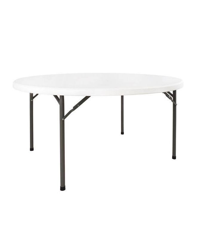 ΤΡΑΠΕΖΙ CATERING-ΣΥΝΕΔΡΙΟΥ HM5043 Φ152Χ74εκ ΠΤΥΣΣΟΜΕΝΟ ΣΤΡΟΓΓΥΛΟ