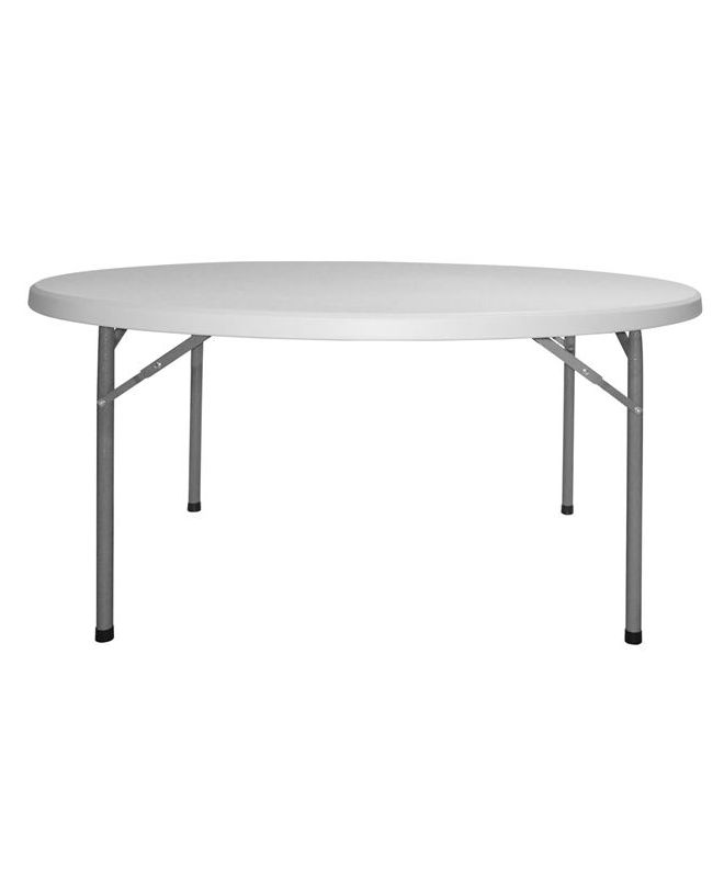ΤΡΑΠΕΖΙ CATERING-ΣΥΝΕΔΡΙΟΥ HM5061 Φ182Χ74εκ ΠΤΥΣΣΟΜΕΝΟ ΣΤΡΟΓΓΥΛΟ