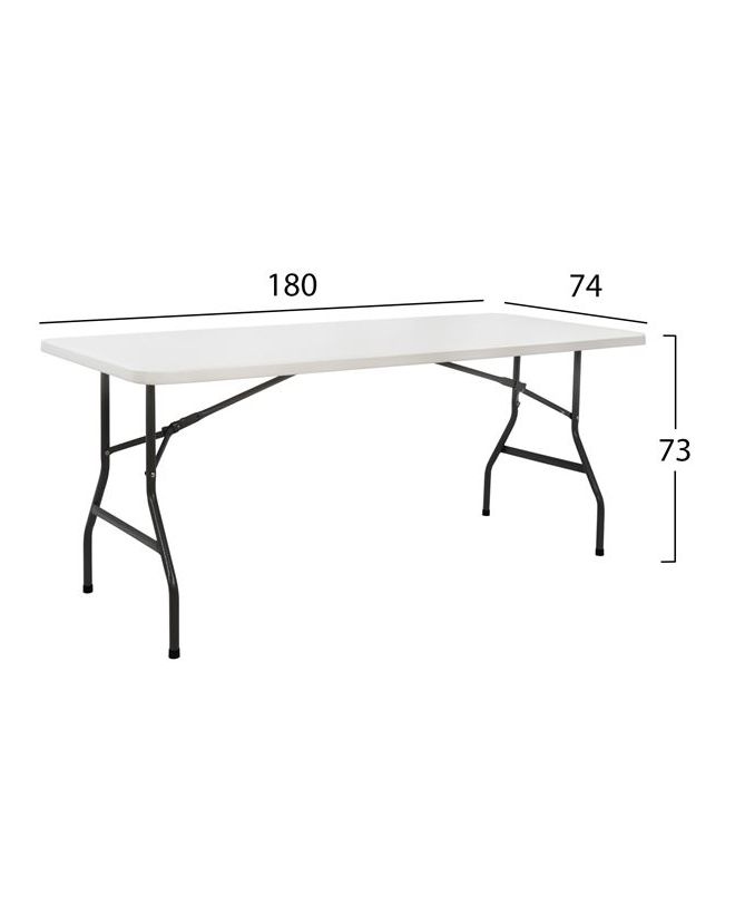 ΤΡΑΠΕΖΙ CATERING-ΣΥΝΕΔΡΙΟΥ HM5168 180Χ74Χ74 εκ. ΠΤΥΣΣΟΜΕΝΟ