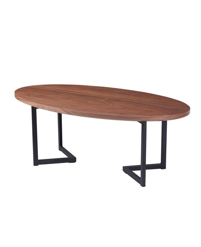 ΤΡΑΠΕΖΙ ΣΑΛΟΝΙΟΥ HM9468.02 MDF ME ΚΑΠΛΑΜΑ ΑΠΟ ΞΥΛΟ ΦΡΑΞΟΥ 120x60x45,5Yεκ.